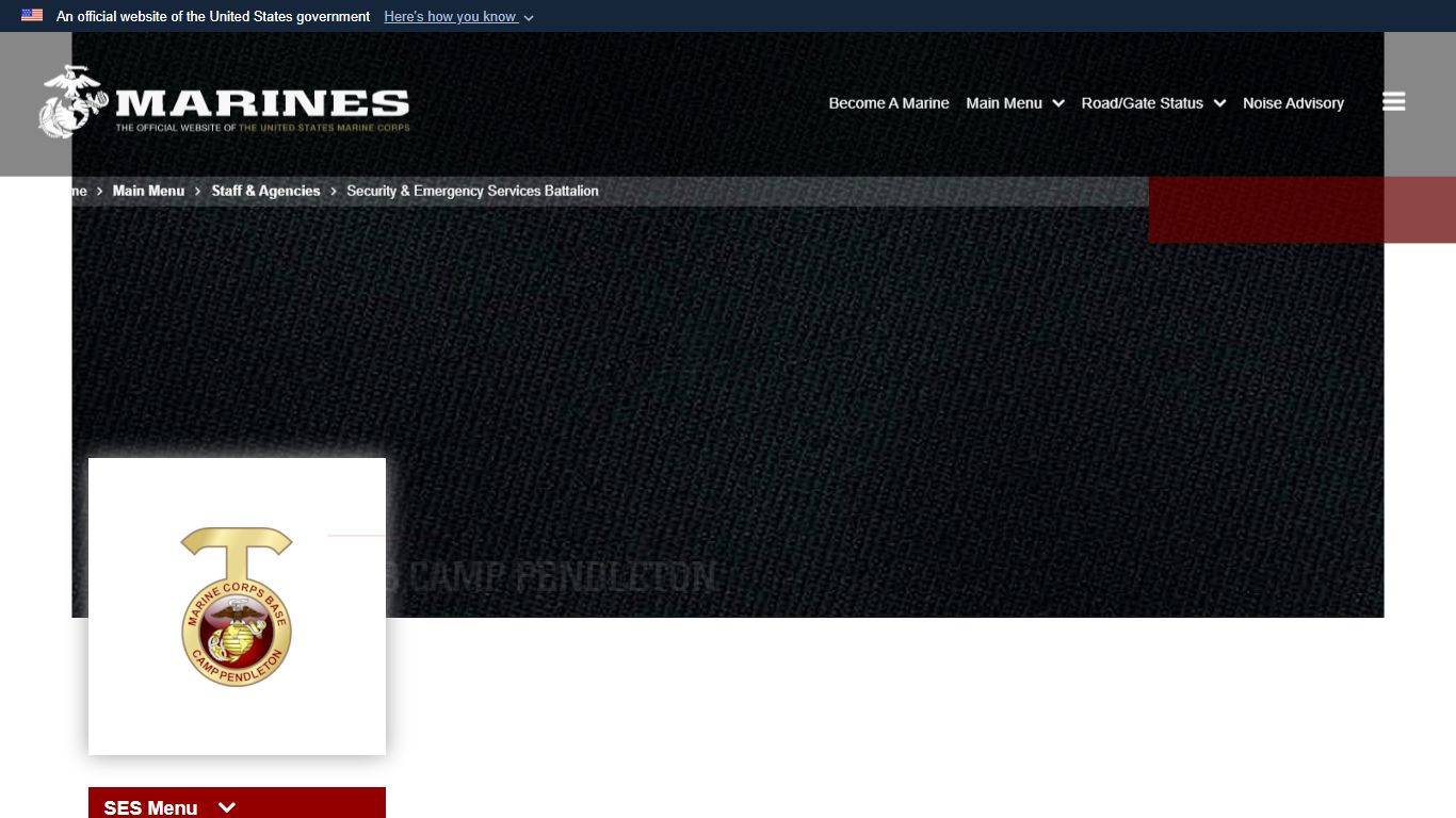 Marine Corps Base Camp Pendleton > Main Menu > Staff & Agencies ...