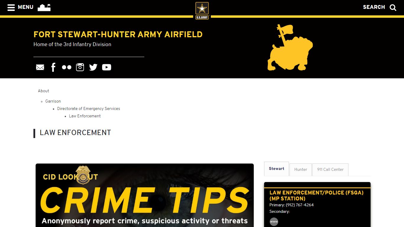 Law Enforcement - United States Army